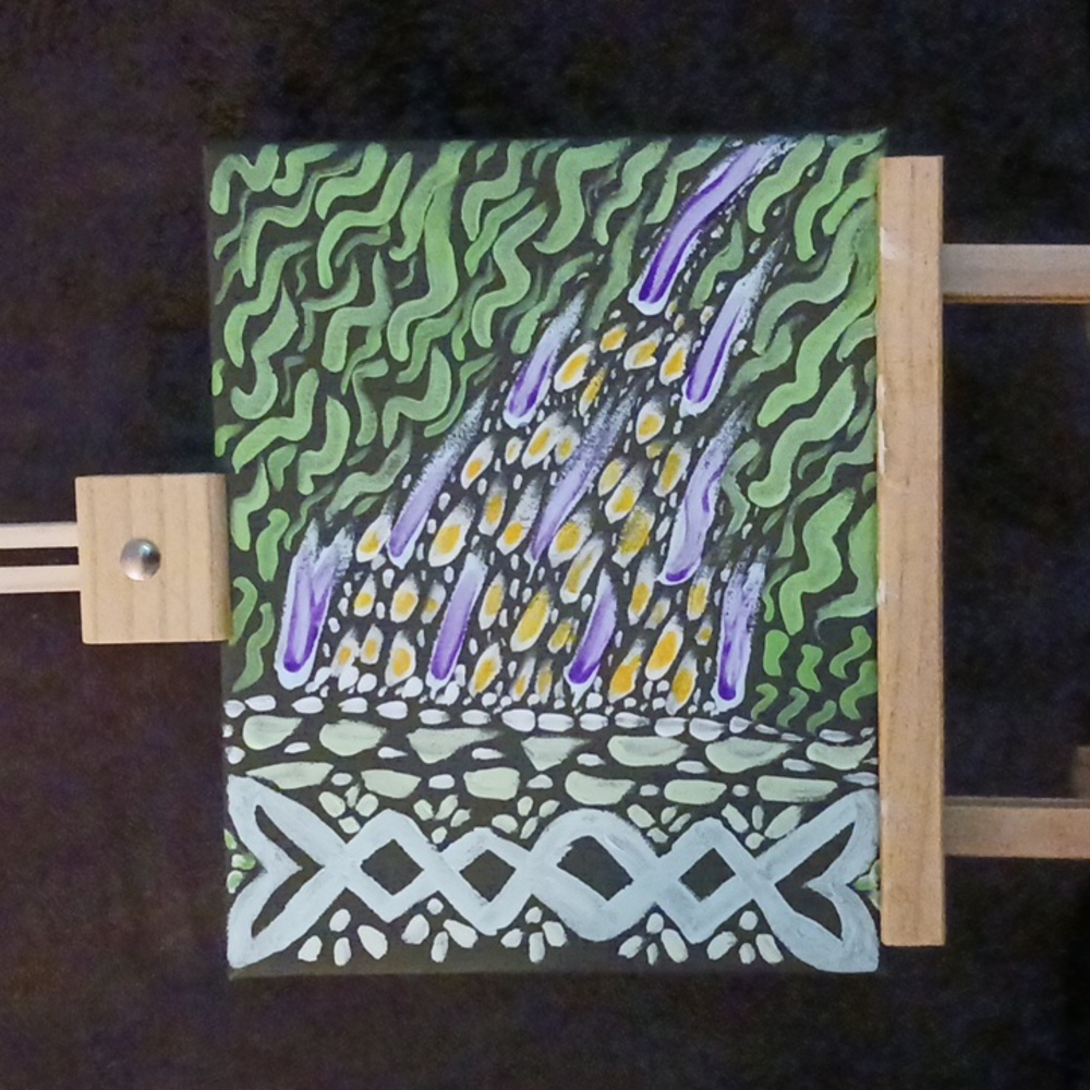 Abstract Handpainted Artwork - Picture 2 of 8